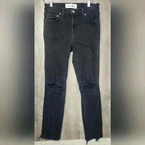 Reformation Camille High Waisted Cigarette Jeans Size 25 Women’s - Picture 6 of 16